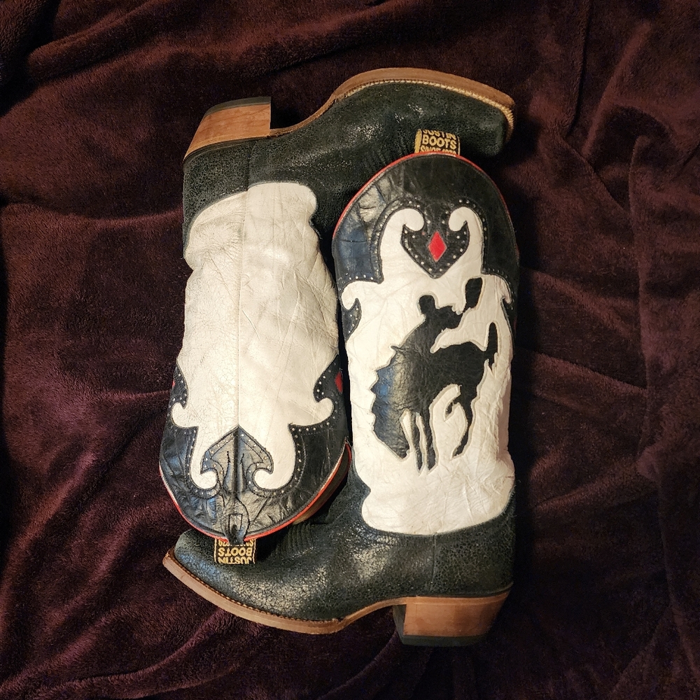 JUSTIN Vintage Collection Rodeo Cowboy Western Boots